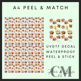 Summer picnic A4 Peel & Match Uvdtf sheet