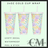 Magical sea 24oz Uvdtf wrap