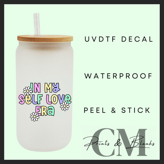 In my self love era Uvdtf single decal (4” / 10cm)