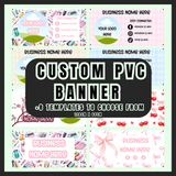 Custom PVC banner (120x60cm)