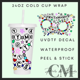 Friendship bracelets 24oz Uvdtf wrap