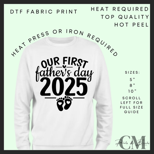 Our first Father’s Day DTF transfer