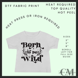 Born to be wild DTF transfer