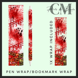 The true crime collection uvdtf bookmark & pen transfer