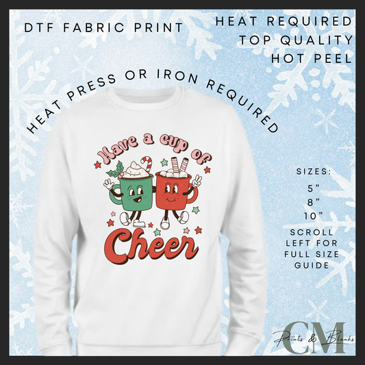 Have a cup of cheer DTF transfer