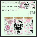 Nurse fuel 16oz uvdtf wrap
