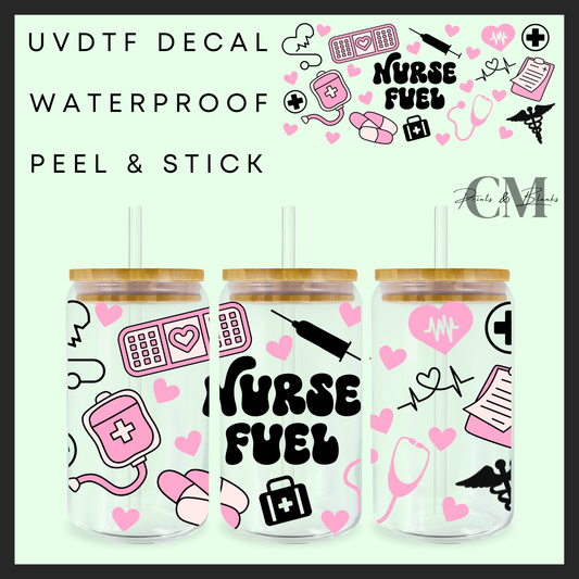 Nurse fuel 16oz uvdtf wrap