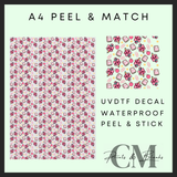 Teacher vibes A4 Peel & Match Uvdtf sheet