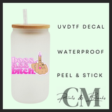 Boss a** b*tch Uvdtf single decal (4”, 10cm)