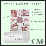 Pink country uvdtf element sheet