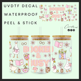 Booked & busy 16oz uvdtf wrap