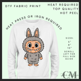 Monsters DTF transfers