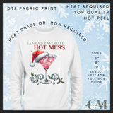 Santas favourite hot mess DTF transfer