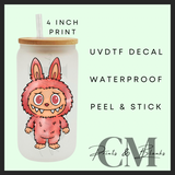 Monsters uvdtf single decal (4”, 10cm)