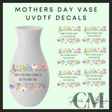Flowers vase decals