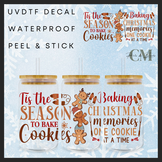 It’s the season to bake cookies 16oz uvdtf wrap