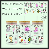 Sweary animals 16oz Uvdtf wrap