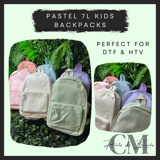 Pastel 7L kids backpacks