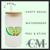 Summer jelly teddy Uvdtf single decals (4”, 10cm)
