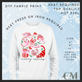 Merry catsmas DTF transfer