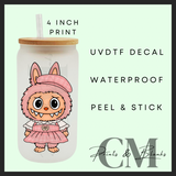 Monsters uvdtf single decal (4”, 10cm)