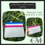 Sublimation pencil cases