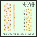 The plant collection bookmark & pen wrap Uvdtf decals