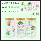 Puff puff pass 16oz Uvdtf wrap