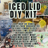 Iced lid DIY kit (read description)