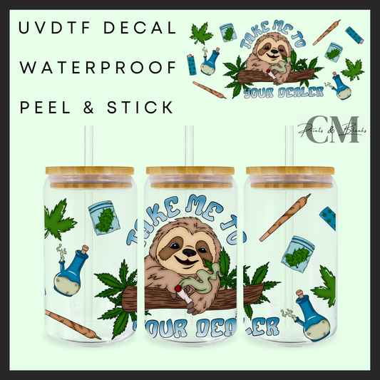 Take me to your dealer 16oz uvdtf wrap