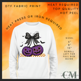 Spooky cherrys DTF transfer