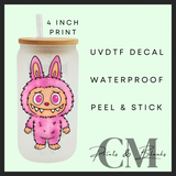 Monsters uvdtf single decal (4”, 10cm)