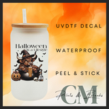 Vintage style Halloween Uvdtf single transfers (4” / 10cm)