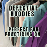 Defective practice hoodies