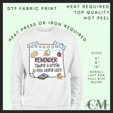 Taking a break is not being lazy DTF transfer
