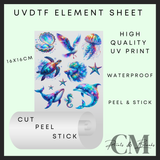 Deep sea uvdtf element sheet