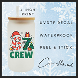 6 7 crew Uvdtf single decal (4”, 10cm)