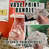 Vase UVDTF print bundle