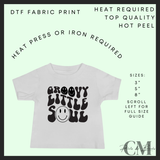 Groovy little soul DTF transfer