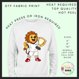England trophy lion adult DTF transfer