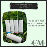 20oz speaker tumblers sublimation
