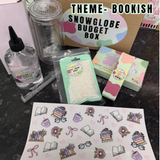 SNOWGLOBE BUDGET BOX- make your own snowglobe tumbler kit