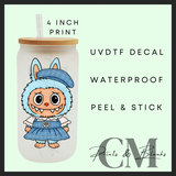 Monsters uvdtf single decal (4”, 10cm)