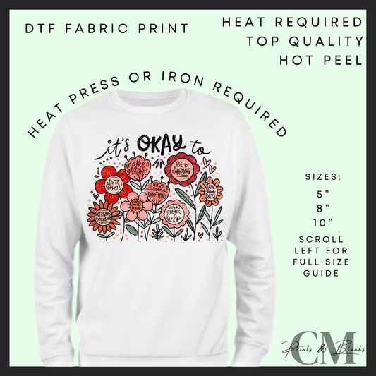 It’s ok to positive quote DTF transfer