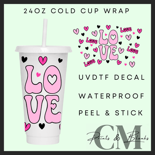 Love 24oz Uvdtf wrap