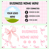 Custom PVC banner (120x60cm)