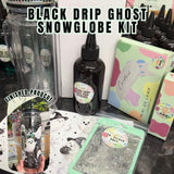 Black drip ghost snowglobe kit