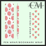 The plant collection bookmark & pen wrap Uvdtf decals