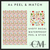 Wonderland A4 Peel & Match Uvdtf sheet