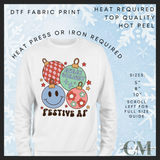 Festive AF DTF transfer